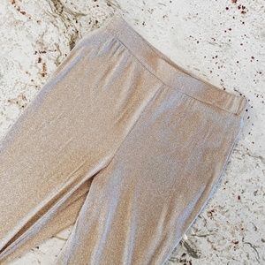 Nude JLuxLabel Glitter Pants